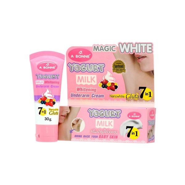 Crema Aclaradora de Yogurt para axilas A Bonne