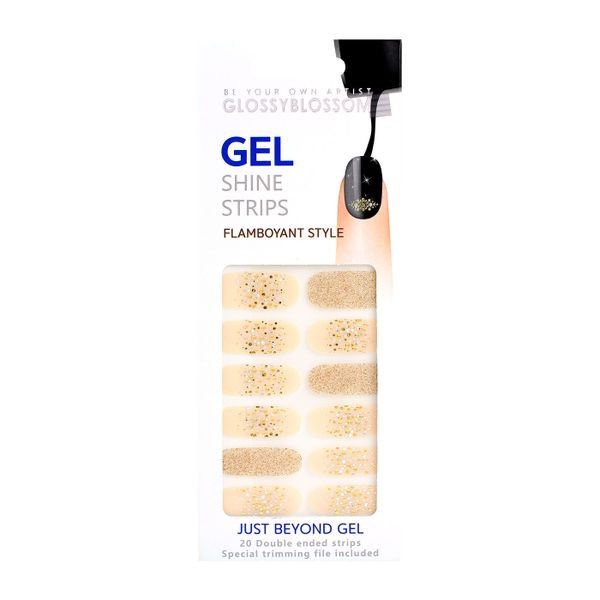 Calcomania Para Uñas Golden Light