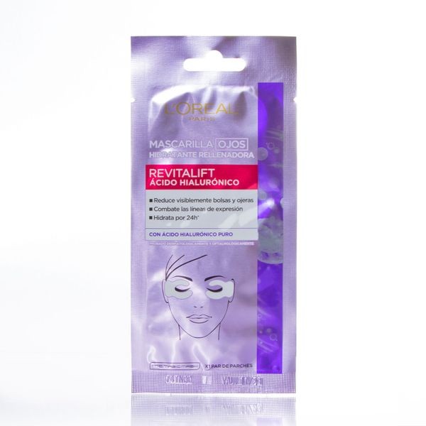 Mascarilla para ojos Loreal Acido Hialuronico